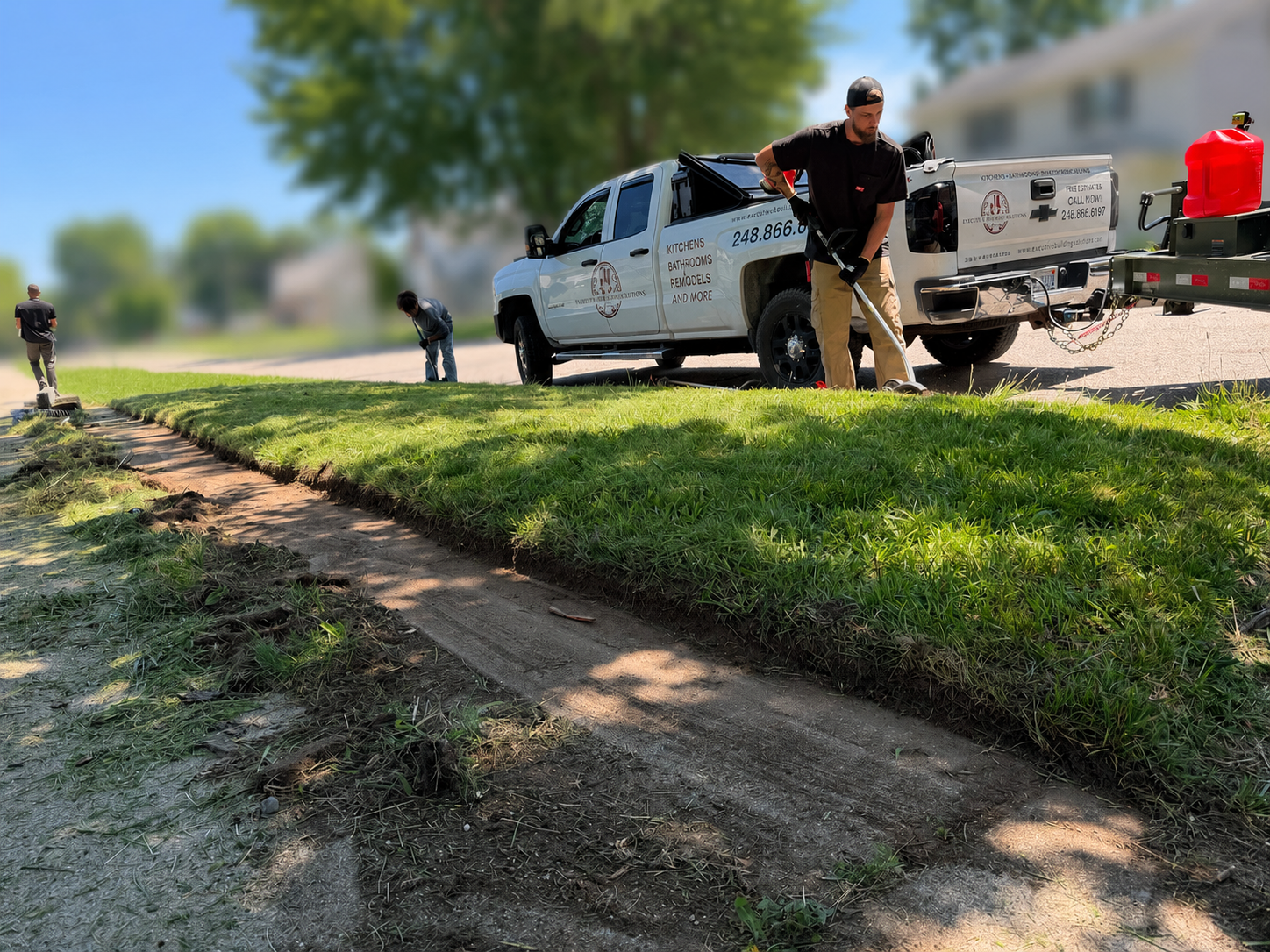 Thorne Development neighborhood cleanup project — yard and debris removal in Pontiac MI